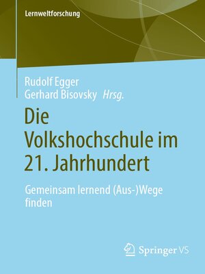 cover image of Die Volkshochschule im 21. Jahrhundert
